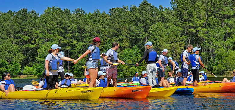 Kayak Team Building